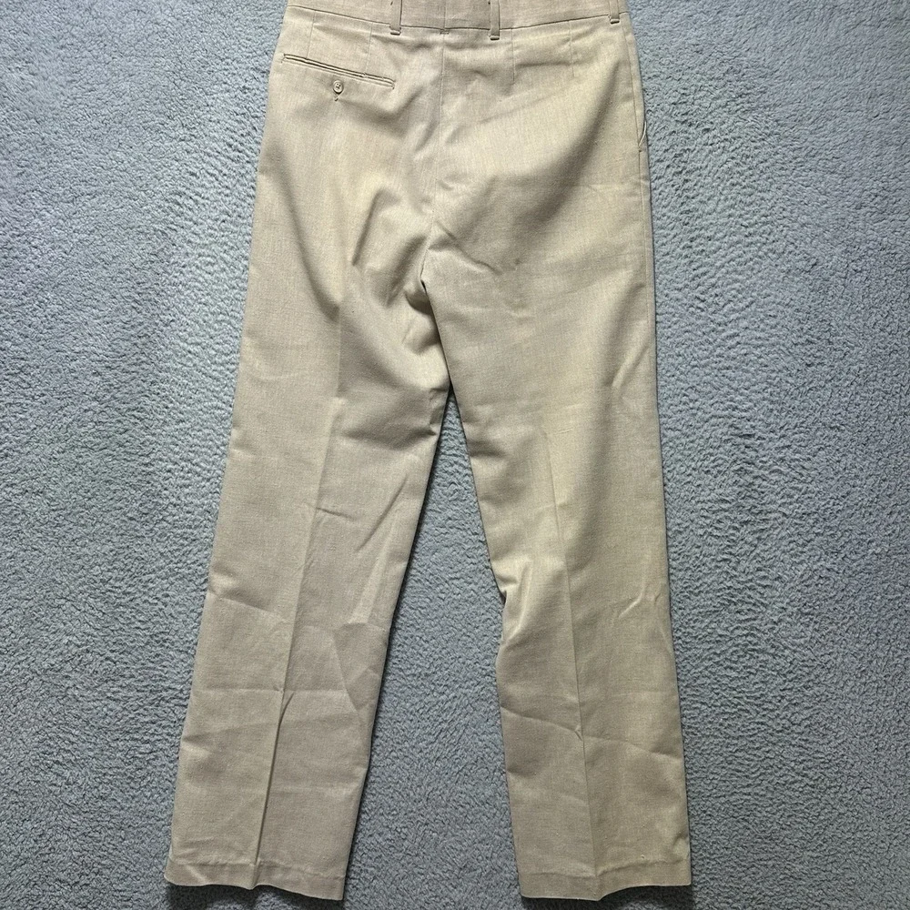 Vintage 1980's Levis Trimcut‎ Linen Pants Size 32x36 Preppy Flat Front